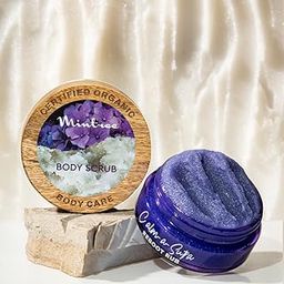 Mintree Organic Sugar Body Scrub with Ceramides & Collagen | Tan Removal & Brightening Bathing Scrub | Removes Dead Skin | Reduces Ingrown Hair | Soft & Smooth Skin | Body Scrub for Men & Women (150 G, Calm a sutra)-image-68