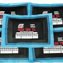 Rema Tip Top RAD120 Radial Tire Patches – 4-7/8” x 3" Self-Vulcanizing Flat Tire Universal Repair Patches – 5 Count-image-52