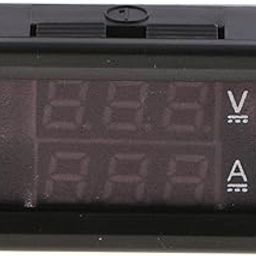 ATORSE™ Mini Led Digital Voltmeter Ammeter Dc 100V 20A Amp Volt Meter Red Red-picture-19
