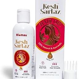 Kesh Sartaz Herbal Hair Oil – 100% Natural Ayurvedic Formula with 15 Powerful Herbs | Promotes Hair Growth, Reduces Hair Fall & Dandruff | Non-Sticky, Lightweight – 100ml-image-40