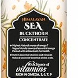 Himalayan Sea Buckthorn Pulp Concentrate 500ml | Liquid Supplements | Makes up to 80 Glass Juice (Rich in Vitamin C) | Lab Tested | Omega 3, 6, 7, and 9, and Antioxidants | (1)-3
