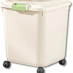 KREPS® Airtight Rice, Grain, Flour Storage With Scoop, Dry Food, Snacks, Sugar, Baking Supplies, BPA Free- Pet Food Storage Container, Dog Cat Birds Food Bin (27KG - X-Large)-image-4