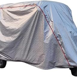 Auto Oprema (Award Winner at INDIA'S Rising Star 2024) All Weather PRO Waterproof Universal Autorickshaw Cover for All Autorickshaw (Silver Magic)-image-48