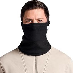 Boldfit Bandana For Men Bike Winter Neck Warmer For Men Thermal Fleece Neck Cover For Women Soft Bandana Mens Winter Accessories Warmer For Men Winter Wear Face Gaiter, Scarf For Neck -free Size Black-image-131