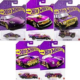 Hot Wheels Custom '68 Camaro, 1:64 Scale Die-Cast Vehicle with Purple- & Gold-Colored Deco to Celebrate HW 57th Anniversary (Styles May Vary)-image-31