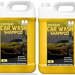 Car Shampoo with Foam Booster 10L - Suitable for Both Bucket & Machine Wash - Car Washing Accessories With PH Neutral Formula - Bubblewash Snow Car Foam Shampoo-image-32