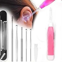 Ear Wax Cleaner 6Pcs with LED Ear Cleaner, Ear Cleaning Tool, Ear Wax Remover Tool Kit, Ear Buds, Ear Cleaner Tool, Ear Wax Removal-image-73