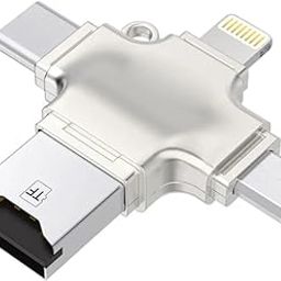 HB Plus 4 in 1 SD Micro Card Reader for Phone PC Camera SD Card Adapter Portable Memory Card Reader Trail Camera Viewer Compatible with SD and TF Card-image-12