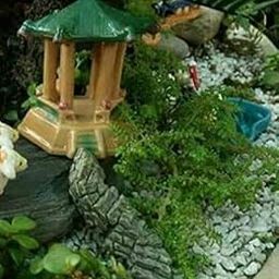 Bloom Bagicha Ceramic Green Pagoda- for Tray Gardening/Terrariums/Landscaping/Craft Model Work/Bonsai Decoration-image-43