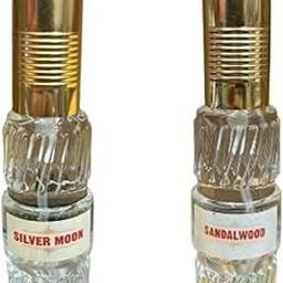 GNP Aromatics Silver Moon & Sandalwood Scent Unisex Natural Spray Perfume 10 ML Each (COMBO)-image-44