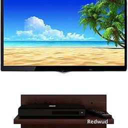 Redwud Cannor Wooden TV Entertainment Unit with Wall Set Top Box Shelf and Storage Shelve | TV Cabinet for Wall for Home Living Room (Wenge)-image-52