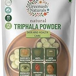GREENUSH NATURAL Triphala Powder for Skin | Triphala Churn Digestive Support | No Added Preservatives | 100% Pure Powder - 100g-image-18