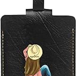 Luggage tag by The Messy Corner | Unique Adorable and Attractive Ultra Violet Print Luggage tag is Compatible with Travel Bags Luggage Bags suitcases-26