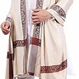 Pure Woolen Solid Big Border Design shawl (Size 50X105 Inch)-image-64