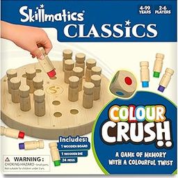 Skillmatics Colour Crush - Thrilling Memory Challenge, Fast-Paced Board & Travel Game, Perfect for Family Game Night, Brain Teasers, Wooden Toys, Great Gift for Kids, Teens & Adults, Ages 4 & Up-image-80
