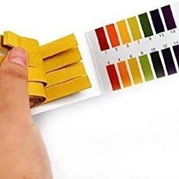MSA Litmus pH Test Strips, Universal Application Full Ph 1-14 Test Indicator Litmus Paper Strips Tester for Saliva Urine Water Soil Testing 2 Packs of 80 Paper-5