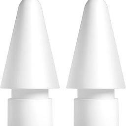 Replacement Tips Compatible with Apple Pencil 2 Gen iPad Pro Pencil - iPencil Nib for iPad Pencil 1 st/Pencil 2 Gen White 2 Pack-12