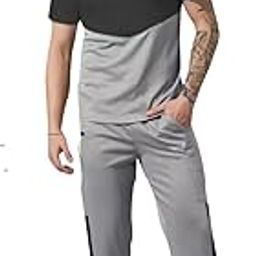 Men Tracksuit, Summer Co-ord Sets for Men Polyester Track Suit for Running, Gym Workout & Sports-image-67