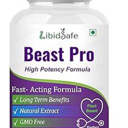 Beast Pro Capsules - Advanced Testosterone May Support for Men - May support Energy, Stamina & Muscle Growth - Unique Formula for Superior Response - 30 Capsules. Effective in Each Pack-image-34