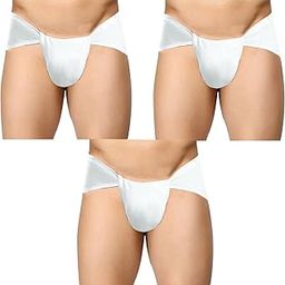 Men's Mercerized Cotton Langot (White, Free Size)- Set of 3-picture-50