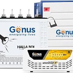 Genus Inverter Battery Combo - Winner 1200 Pure Sine Wave 900VA/12V Inverter 3 Years Warranty + GTT240 Tall Tubular 150Ah Battery with 48 Months (24 FOC + 24 Pro-RATA) Warranty for Home Appliances-image-98