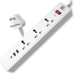 iBall GUARD-3QC 3-Socket Surge Protector with PD20W+2 USB Port for Charging, TF MOV+500 Joules, Auto-Reset Switch, 2M ISI Certified Cable, 100% Copper Conductor, 2500W Load Capacity, 3 Years Warranty-image-69