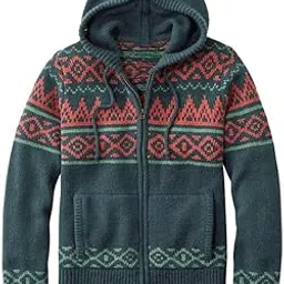 kacheeg Men's Hooded Knitted Cardigan Sweater with Long Sleeves Loose Fit for Spring and Autumn-picture-19