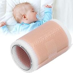 Brrnoo Infant Silicone Auricle Correction Patch, 4 x 50cm Newborn Baby Ear Aesthetic Correctors, Kids Infant Protruding Ear Patch Stickers,Comfortable Breathable Pain-Free Removal Tape, Beige-23
