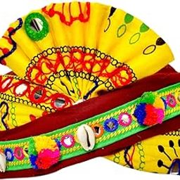 Gujarati Kathiyawadi Navratri Cotton Safa | Turban | Pagdi | Pheta for Kids - Code NT1217038-image-69