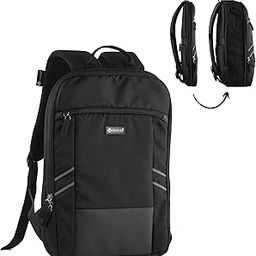 Expandable Laptop Backpack For 15, 15.6, 16 Inch Laptops And Tablet - Slim & Expandable Laptop Backpack For Office Men Women - Black-image-112