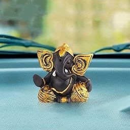 ShopZeal Ganesha Statue Idol Shriganesh Bhagwan Murti/Home, Office Decor/Car Dashboard Ganpati/Lord Vinayaka Statue God of Luck & Success Sculpture/Gift Items -01-image-85