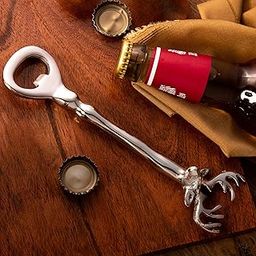 GIBOX Antler Opener for Bar Antique Beer Opener Vintage Finish for Bar Accessory and Beer Classic Bottle Opener for Kitchen Wine Bottle Opener Gift Set (Pack of 1)-32