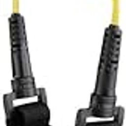 ATORSE Scuba Diving Coil Camera Lanyard with Clips & Quick Release Buckle Yellow-picture-16
