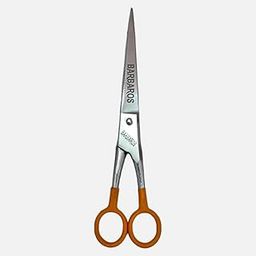 Insha BARBAROSE CP 7 Size Scissor (Set of 1, Orange, White)-14