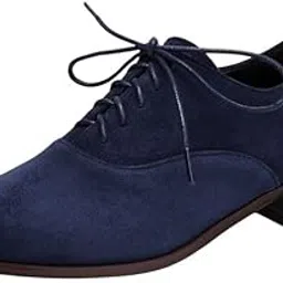 chuongkaiye Velvet Lace-Up Shoes for Women Round PU Footwear with Color Matching and Low Heel-picture-8