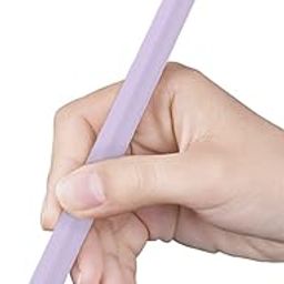 Necesories® Silicon Cap & Skin Sleeve Cover Compatible with Apple Pencil 2nd Generation Comes with Duotone | Magnetic Charging, Double Tap, Squeeze, Haptic (Pink/Purple) |-14