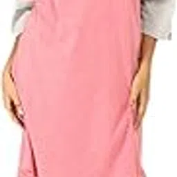 evolove Women's Cotton Knee Length Short Night Gown Nighty Dress with Pocket, Super Soft Comfortable (SNG-3/4)-picture-38