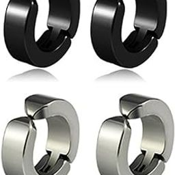 Jewellery Celebrity Inspired Non-piercing Combo of 2 Earrings for Men and Boys-image-29