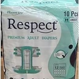 RESPECT Adult Diaper, Large, Pack of 10 - Premium Incontinence Protection for Men & Women, Leak-Resistant, Soft & Comfortable, Maximum Absorbency, (Count 100)-image-36