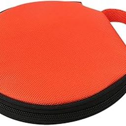 UJEAVETTE 20CDs CD/DVD Storage Case DVD Disc Holder Easily Store for car Orange-image-80