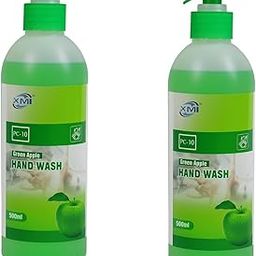 KMI Green Apple Handwash – 500ml x 2 Pack | Moisturizing Liquid Hand Wash with Refreshing Green Apple Fragrance | Gentle on Skin | Effective Germ Protection | Daily Use-image-71