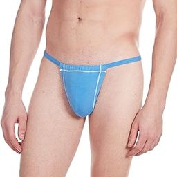 Men's Real Feel G-String Blue-image-80