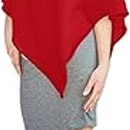 Woolen Kaftan Stole Winter Warm Poncho Wrap Shawl for girls Sweater Wrap for Women-picture-55