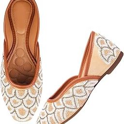 Bellies Stylish Casual Comfortable Sole Mojari Ethnic Jutti Attractive Design For Womens & Girls-image-22