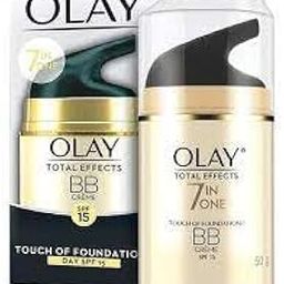 Olay Total Effects Anti Ageing Skin Cream (Moisturizer)| Fights 7 Signs of Ageing | With Niacinamide and Green Tea Extracts | Normal, Oily, Dry, Combination Skin | 50g (BB Creme (SPF 15))-9