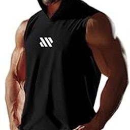 NO MAD Goods Men’s Stylish Designer Black T-Shirt Soft Breathable and Lightweight with Sleeveless for Everyday Casual Travel Or Layering in All Seasons-8