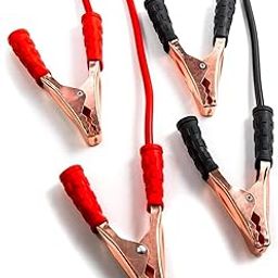 Car Heavy Duty Auto Jumper Cable Battery Booster Wire Clamp with Alligator Wire (7ft, 500 AM) Car Battery Charging Booster Cables for car Truck Battery Chargers to Start for Engine (Black, 505Amp)-16