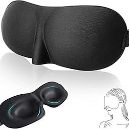 7Seas 3D Contoured Sleep Mask for Men & Women – 100% Light Blocking Eye Mask for Sleeping, Ultra Soft & Breathable, No Pressure on Eyes, Travel Nap Mask for Airplane, Meditation, Night Use - 2Pcs-image-51
