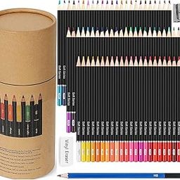 Corslet 75 Pc Pencil Colour Set 72 Colour Pencils for Artists 1 Sharpener 1 Eraser for Adult Coloring Books School Supplies Soft Core Colour Pencil Set for Kids Sketching Drawing Pencils Art Supplies-21