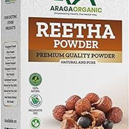 Araga Organic A Grade Double Filtered Premium Reetha/Aritha Powder (Sapindus Trifoliatus) (250gm) | Ideal for Hair, Face & Skin Care-39
